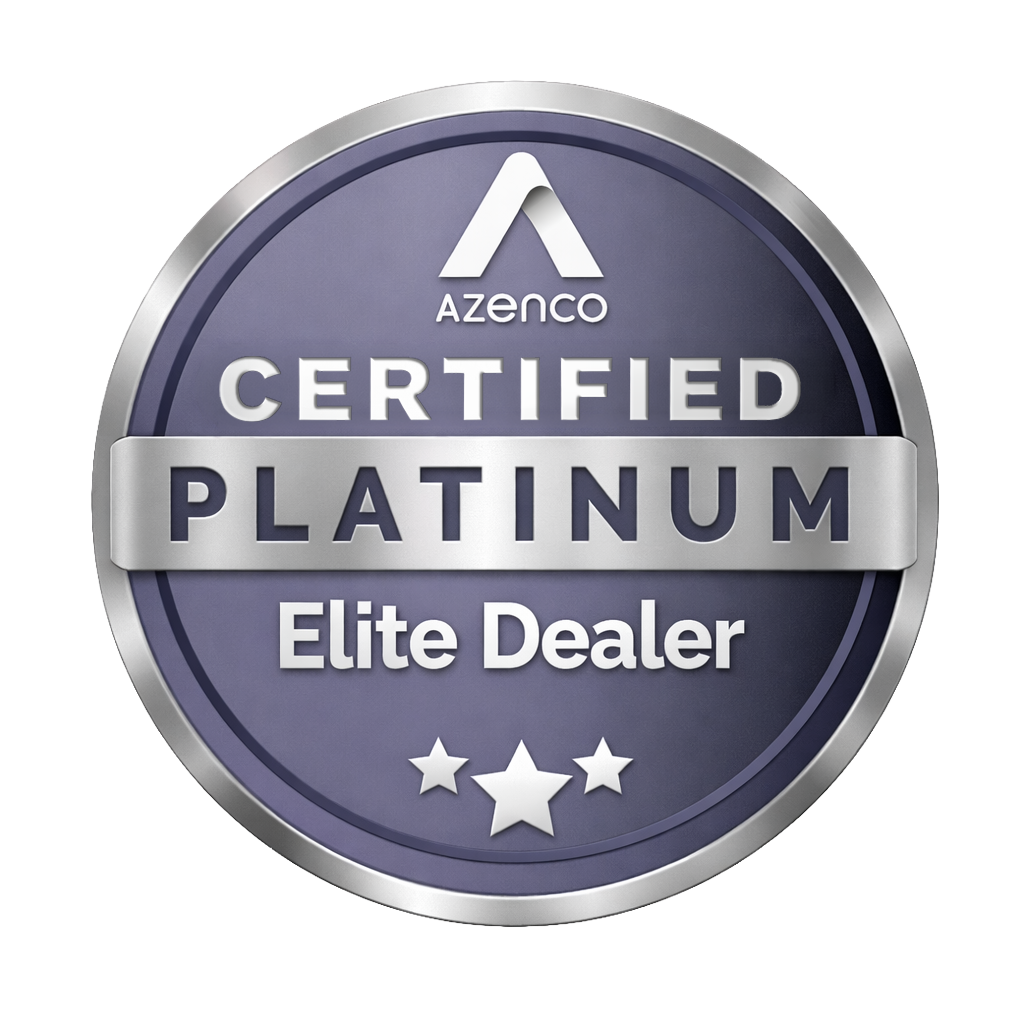 Azenco Platinum Elite Dealer badge