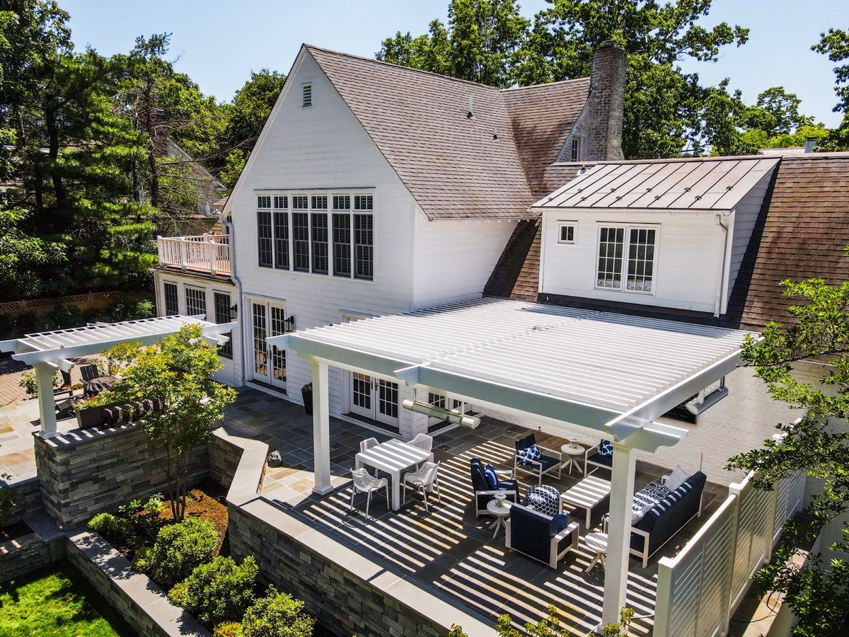 Barnegat Light, NJ — Custom pergola installation