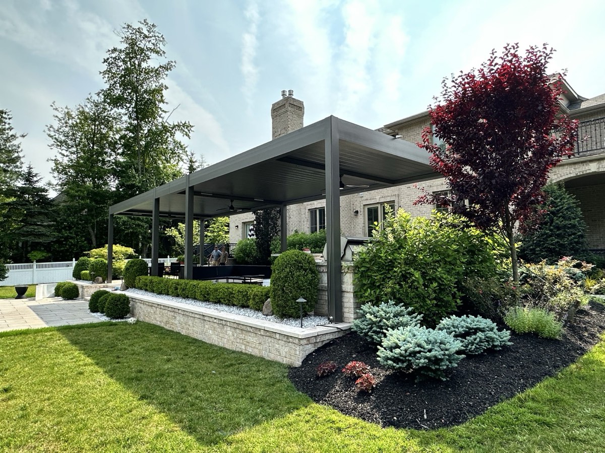Tenafly, NJ — Custom pergola installation